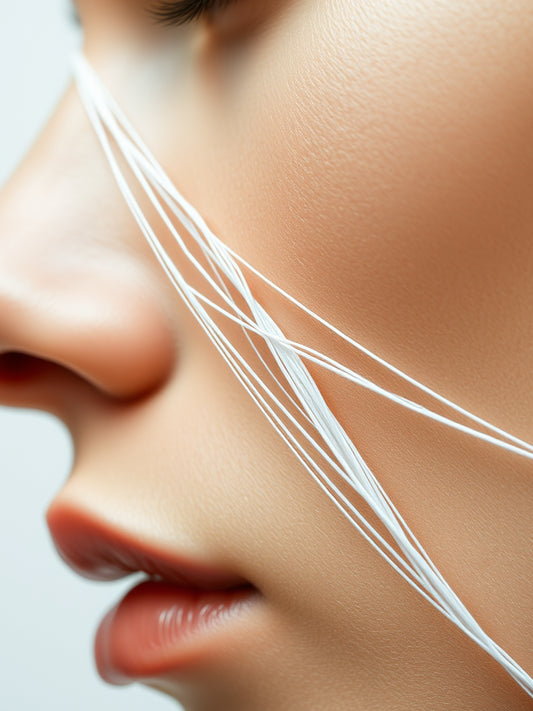 Fils de Soie Collagène pour Visage – Lifting Coréen Naturel