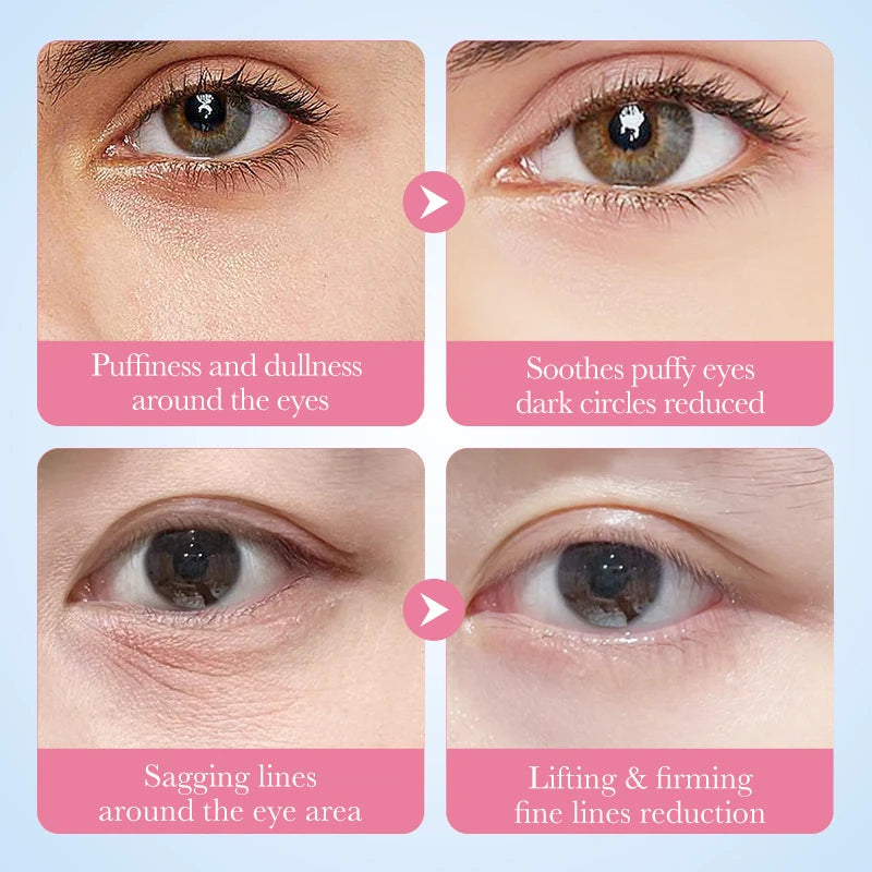 Mascarilla de colágeno para ojos Sakura: antiojeras, antihinchazón e hidratación