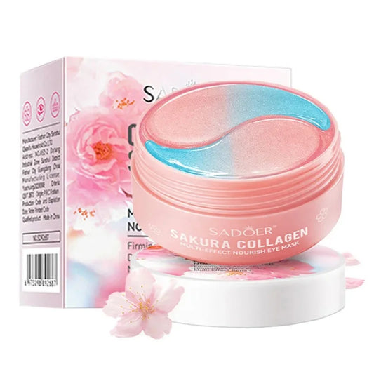 Masque Yeux au Collagène Sakura – Anti-Cernes, Anti-Poches & Hydratation