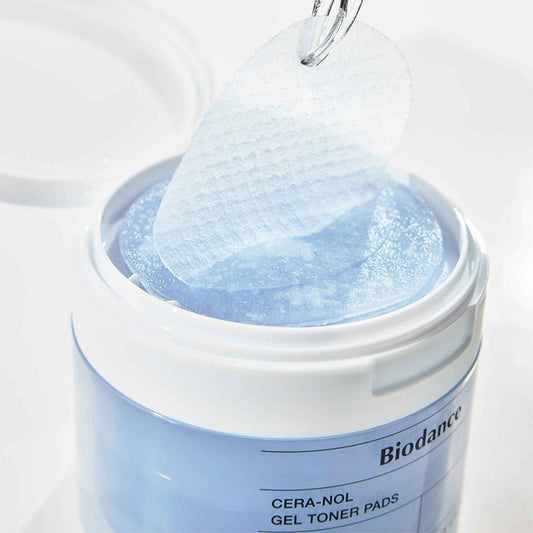 BIODANCE Cera-nol Gel Toner Pads – Pads hydratants Cera-nol aux céramides 140g / 60 Pads