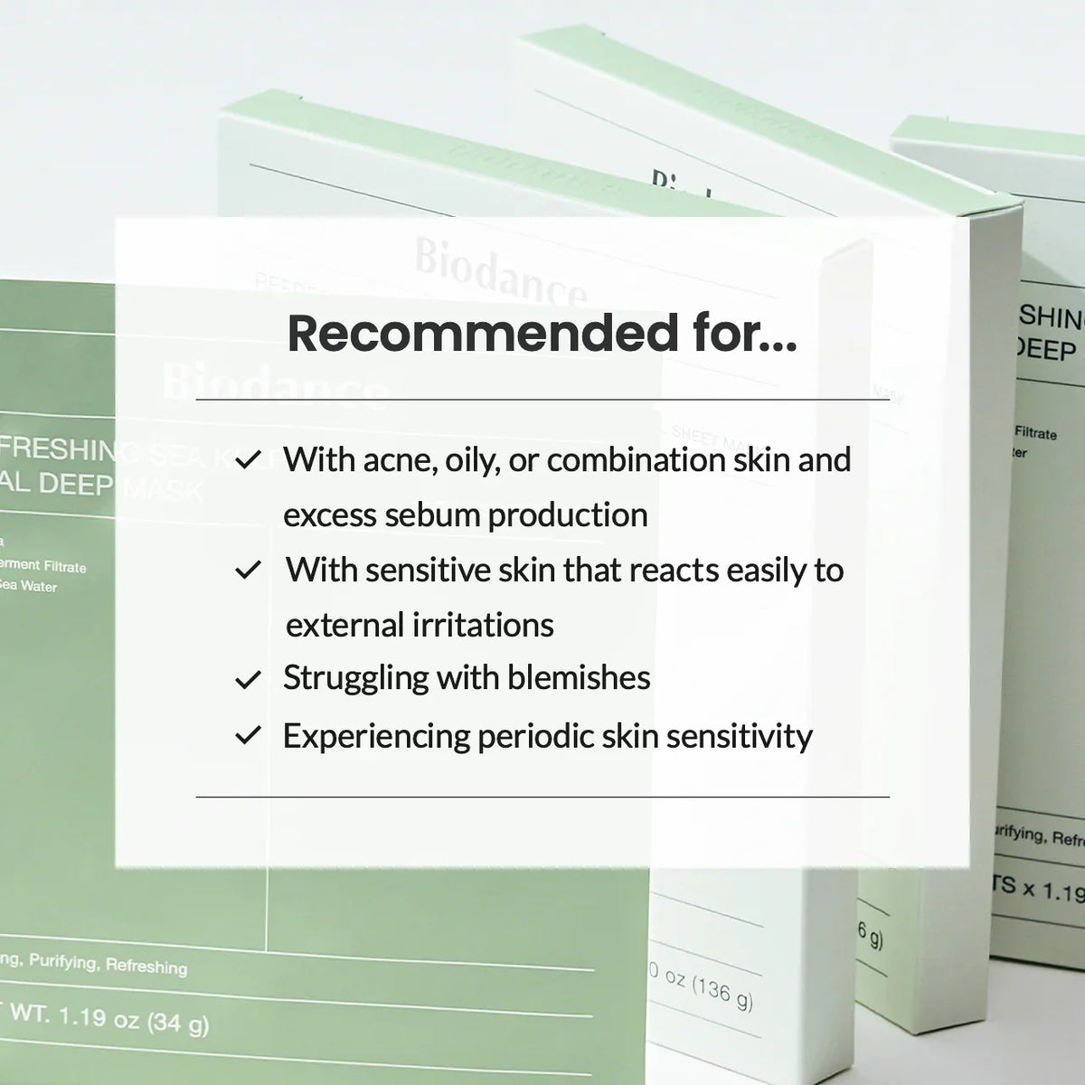 Biodance - Real Deep Mask with Refreshing Marine Algae
