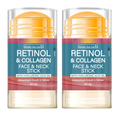 Crema reafirmante en barra con retinol y colágeno: antiarrugas y luminosidad para el rostro.