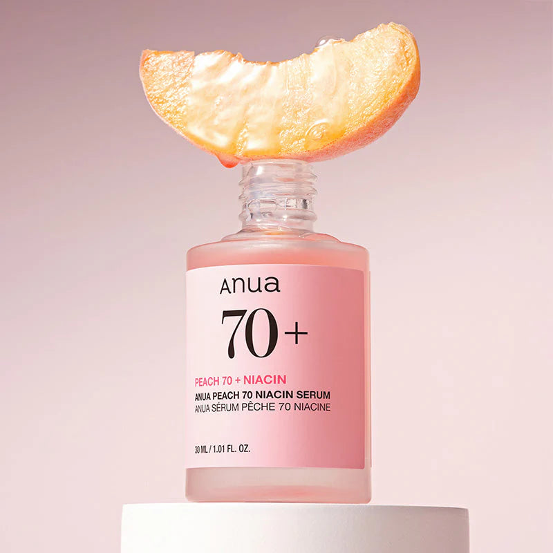 Anua Peach 70% Niacin Serum – Sérum Éclat Peau de Pêche