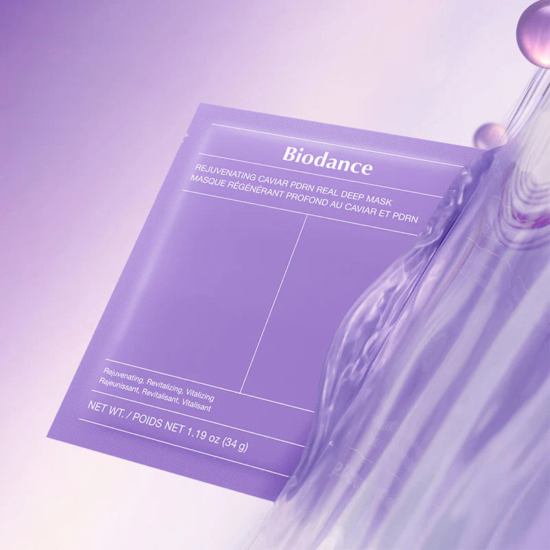 BIODANCE Rejuvenating Caviar PDRN Real Deep Mask – Masques Premium x4