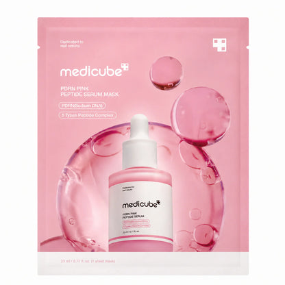 Medicube PDRN Pink Peptide Serum Mask – Masque Éclat 23ml
