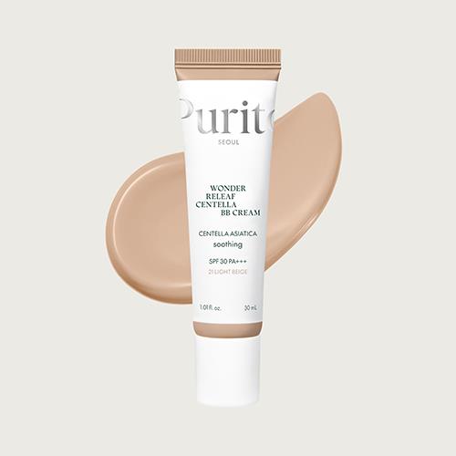 PURITO SEOUL Wonder Releaf Centella BB Cream – #21 Light Beige, 30 ml