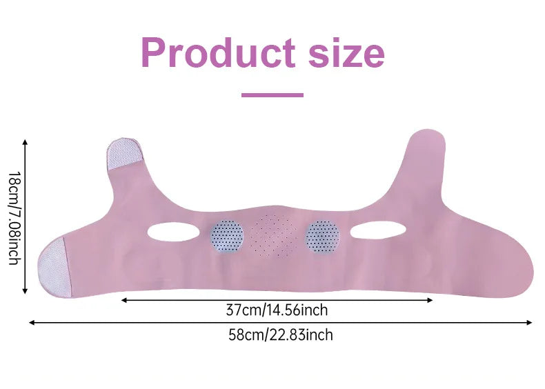 Bandeau Minceur Visage V-Line – Pour un Visage Sculpté et Raffermi