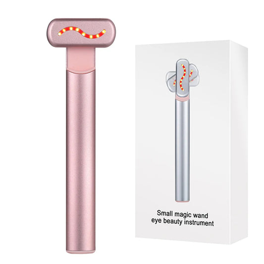 Skincare Wand EMS – Appareil Lifting Visage & Cou par Microcourants & Lumière Rouge