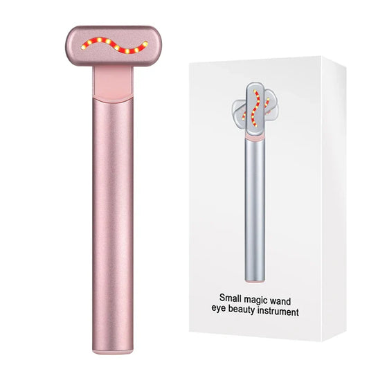 Skincare Wand EMS – Face &amp; Neck Lifting Device with Microcurrents &amp; Red Light