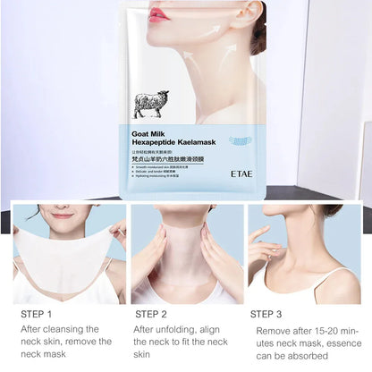 Goat Milk Hexapeptide KaelaMask | Masque Cou Hydratant & Raffermissant