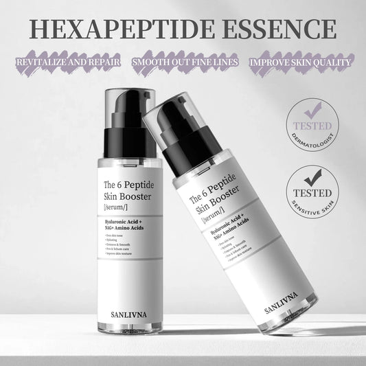 The 6 Peptide Skin Booster Sérum | Sérum Anti-Rides, Éclat et Hydratation