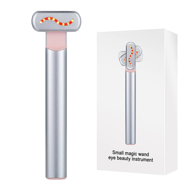 Skincare Wand EMS – Appareil Lifting Visage & Cou par Microcourants & Lumière Rouge