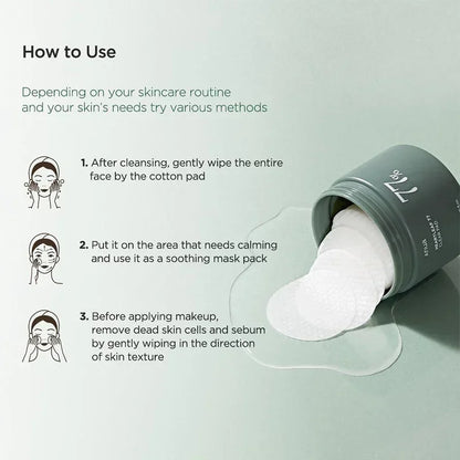 Heartleaf 77% Clear Pad– Disques de Toner Hydratants et Exfoliants