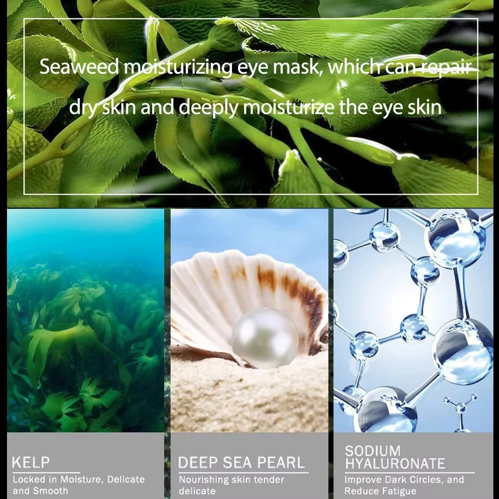 Masque Yeux Algues & Collagène – Hydratation & Anti-Cernes