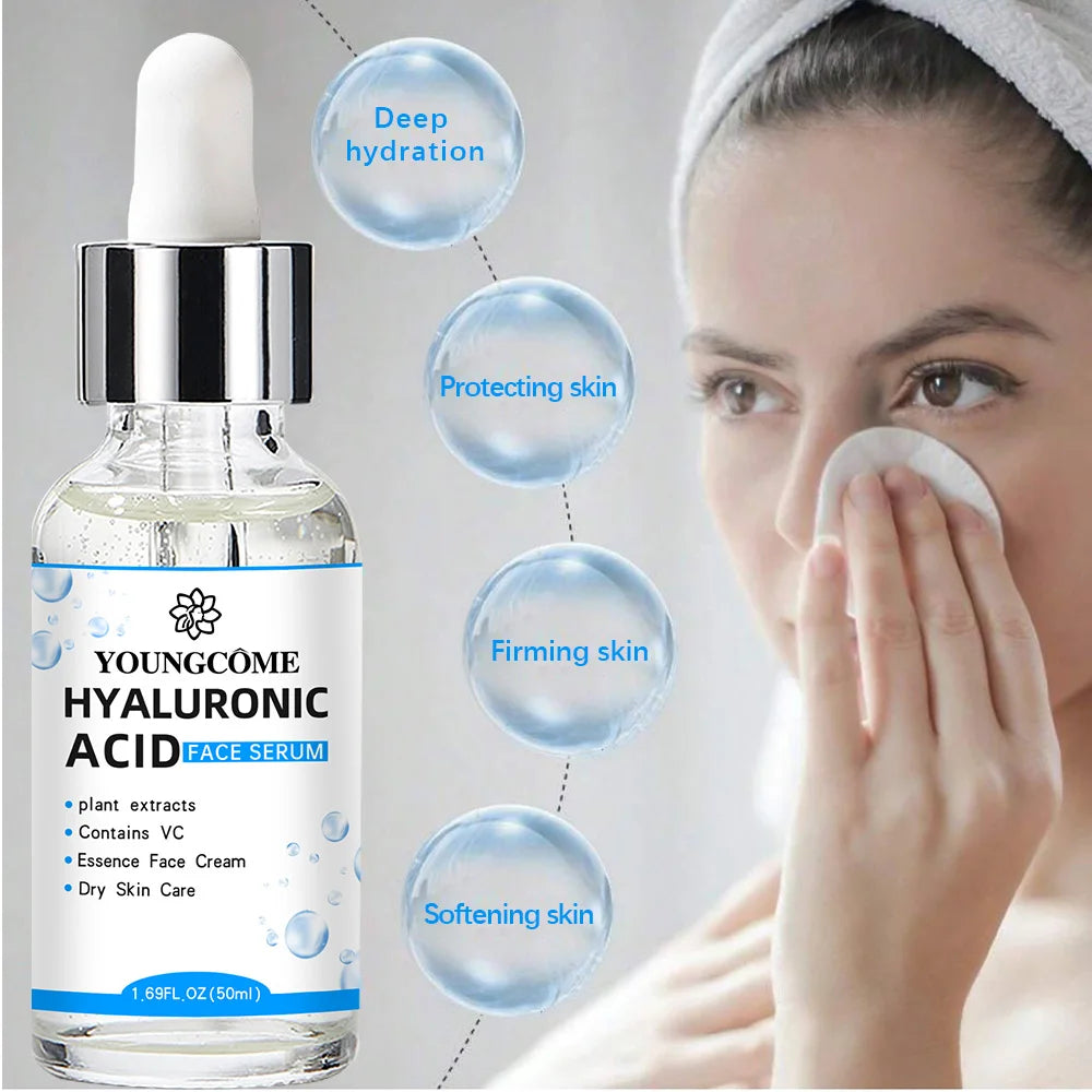 Sérum Visage Acide Hyaluronique Coréen – Essence Hydratante Profonde pour une Peau Lisse & Lumineuse | Soin Anti-Age & Réparateur
