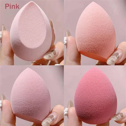 Soft Makeup Sponges – Set of 4 with Storage Box | Blender Beauty Egg