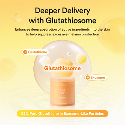 Abib Glutathiosome Dark Spot Pad Vita Touch – Discos faciales luminosidad 250 ml (70 discos)