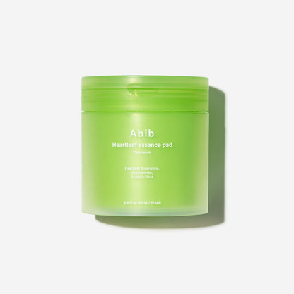 Abib Heartleaf Essence Pad Clear Touch – Discos faciales con heartleaf 250 ml (70 discos)