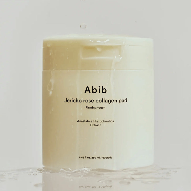 Abib Jericho Rose Collagen Pad Firming Touch – Pads visage rose de Jéricho et collagène 250 ml (60 pads)