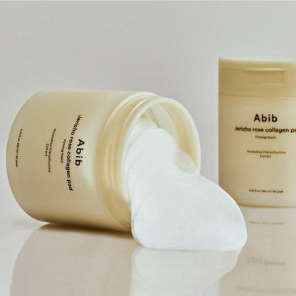 Abib Jericho Rose Collagen Pad Firming Touch – Pads visage rose de Jéricho et collagène 250 ml (60 pads)