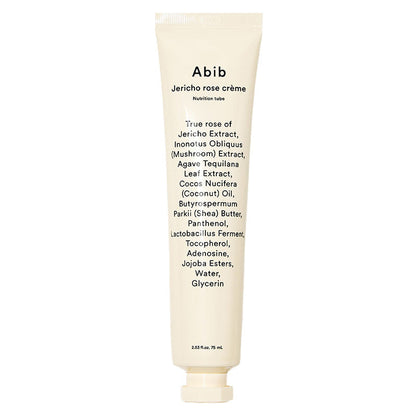 Abib Jericho Rose Crème Nutrition Tube – Crema nutritiva rosa de Jericó 75 ml