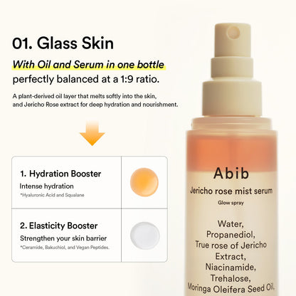 Abib Jericho Rose Mist Serum Glow Spray – Bruma sérum facial luminosidad 100 ml