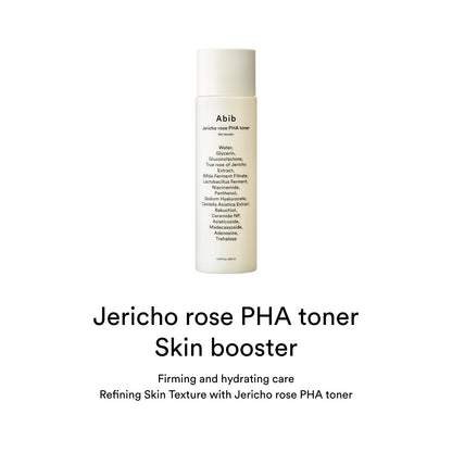 Abib Jericho Rose PHA Toner Skin Booster – Lotion exfoliante douce aux PHA 200 ml