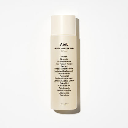 Abib Jericho Rose PHA Toner Skin Booster – Lotion exfoliante douce aux PHA 200 ml