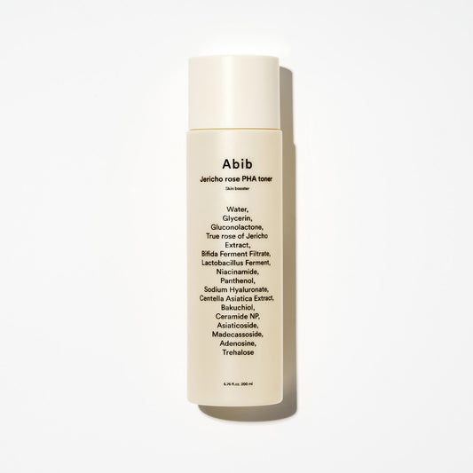 Abib Jericho Rose PHA Toner Skin Booster – Lotion exfoliante douce aux PHA 200 ml