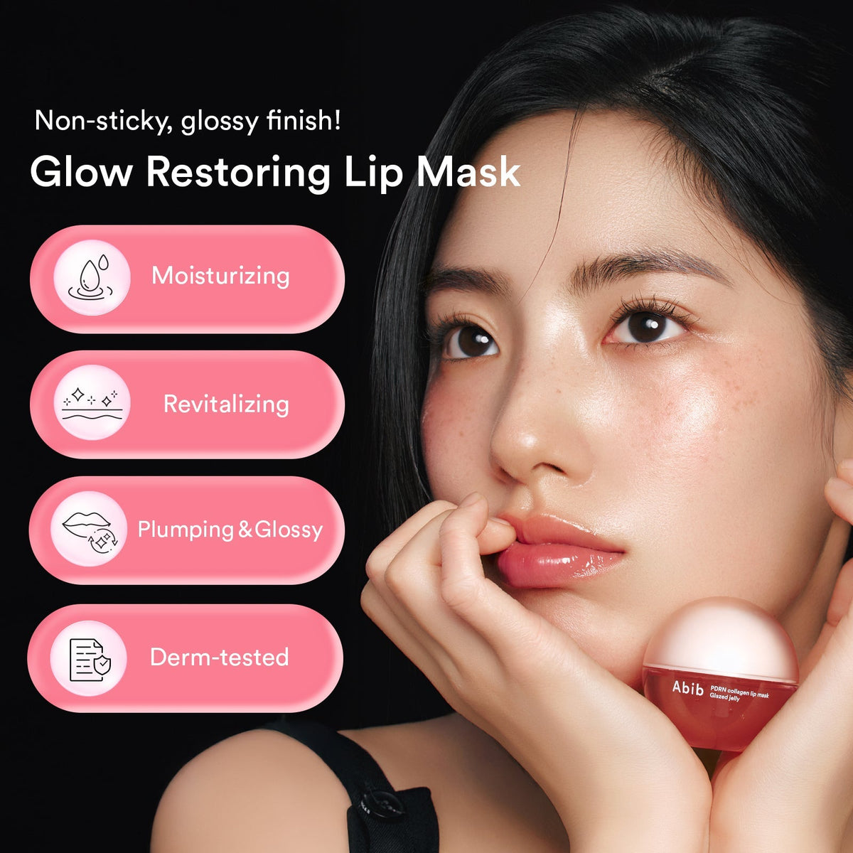 Abib PDRN Collagen Lip Mask Glazed Jelly – Masque lèvres PDRN et collagène 11 ml