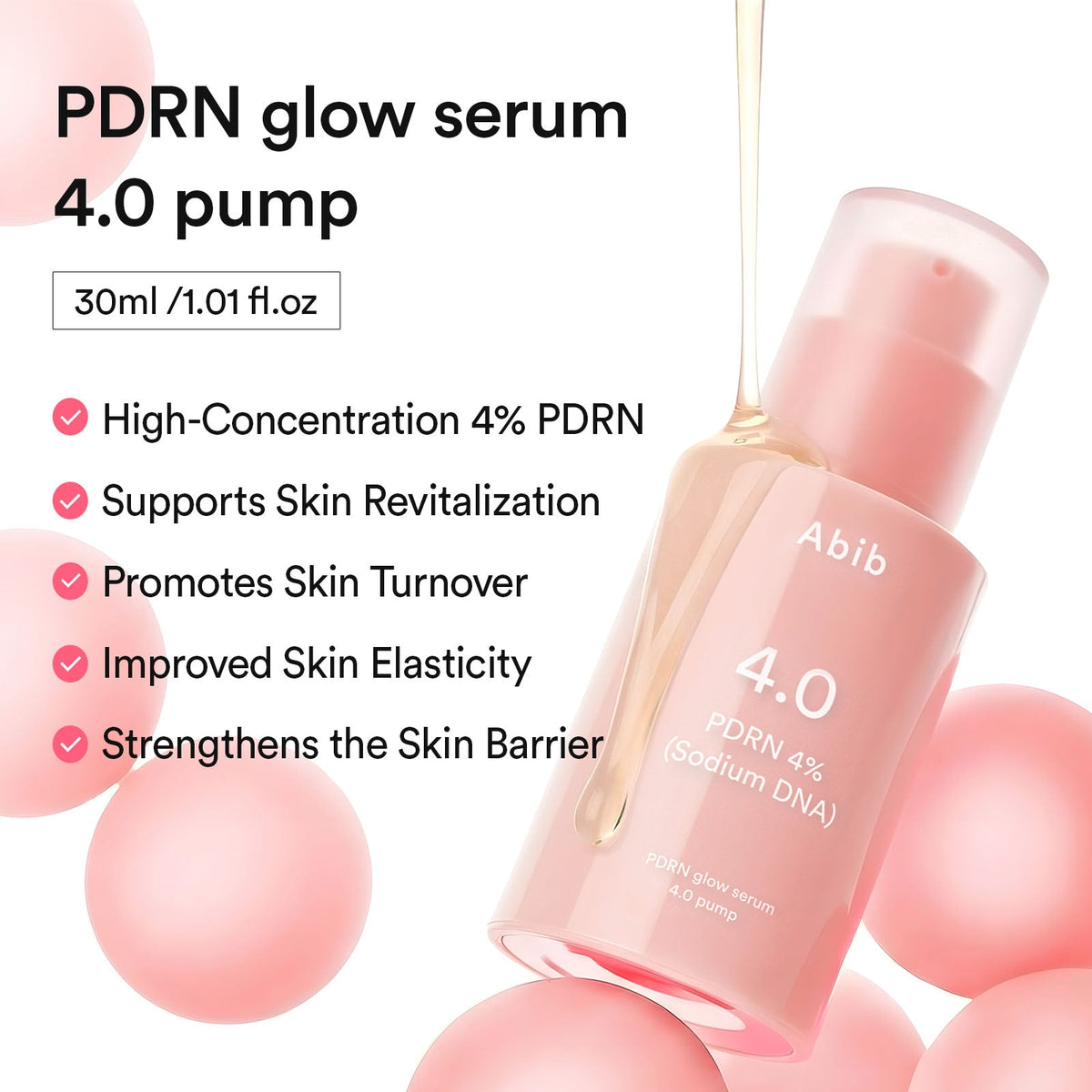 Abib PDRN Glow Serum 4.0 Pump – PDRN glow serum 30 ml