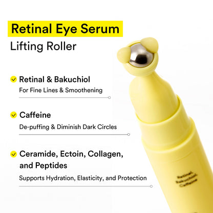 Abib Retinal Eye Serum Lifting Roller – Retinal eye serum with roller 15 ml