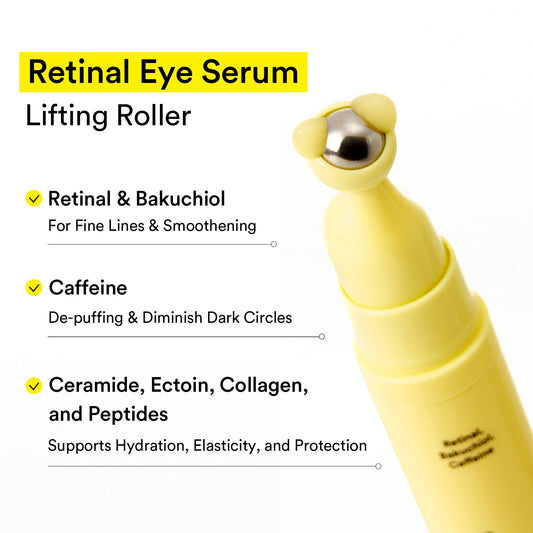Abib Retinal Eye Serum Lifting Roller – Sérum yeux au rétinal avec roller 15 ml