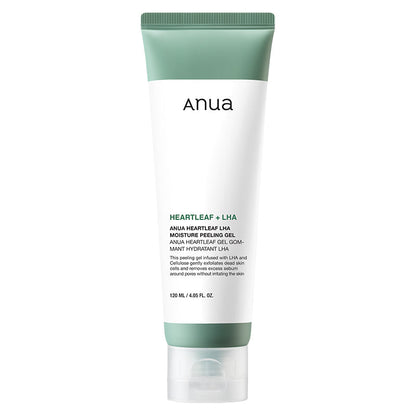 Anua Heartleaf LHA Moisture Peeling Gel – Gel exfoliant LHA au heartleaf 120 ml
