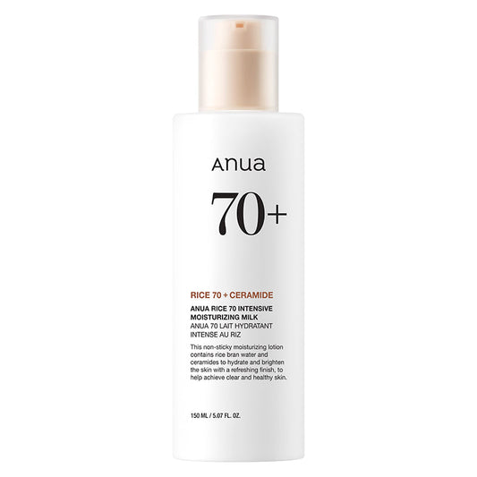 Anua Rice 70 Intensive Moisturizing Milk – Lait hydratant au riz 150 ml