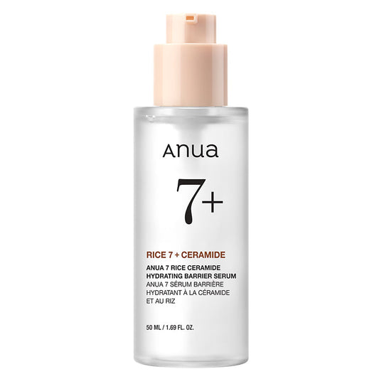 Anua 7 Rice Ceramide Hydrating Barrier Serum – Sérum hydratant riz et céramides 50 ml