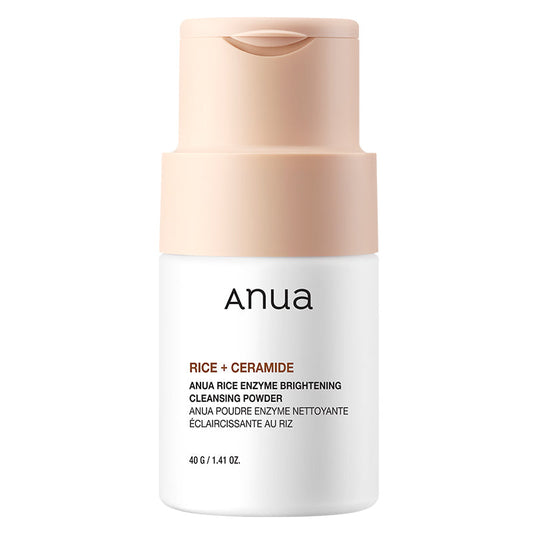 Anua Rice Enzyme Brightening Cleansing Powder – Polvo limpiador enzimático de arroz 40 g