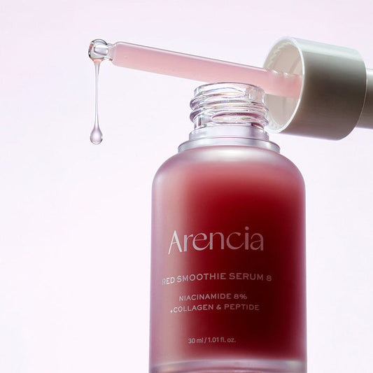 Arencia Fresh Red Smoothie Serum 8 – Sérum éclat collagène et niacinamide 30 ml