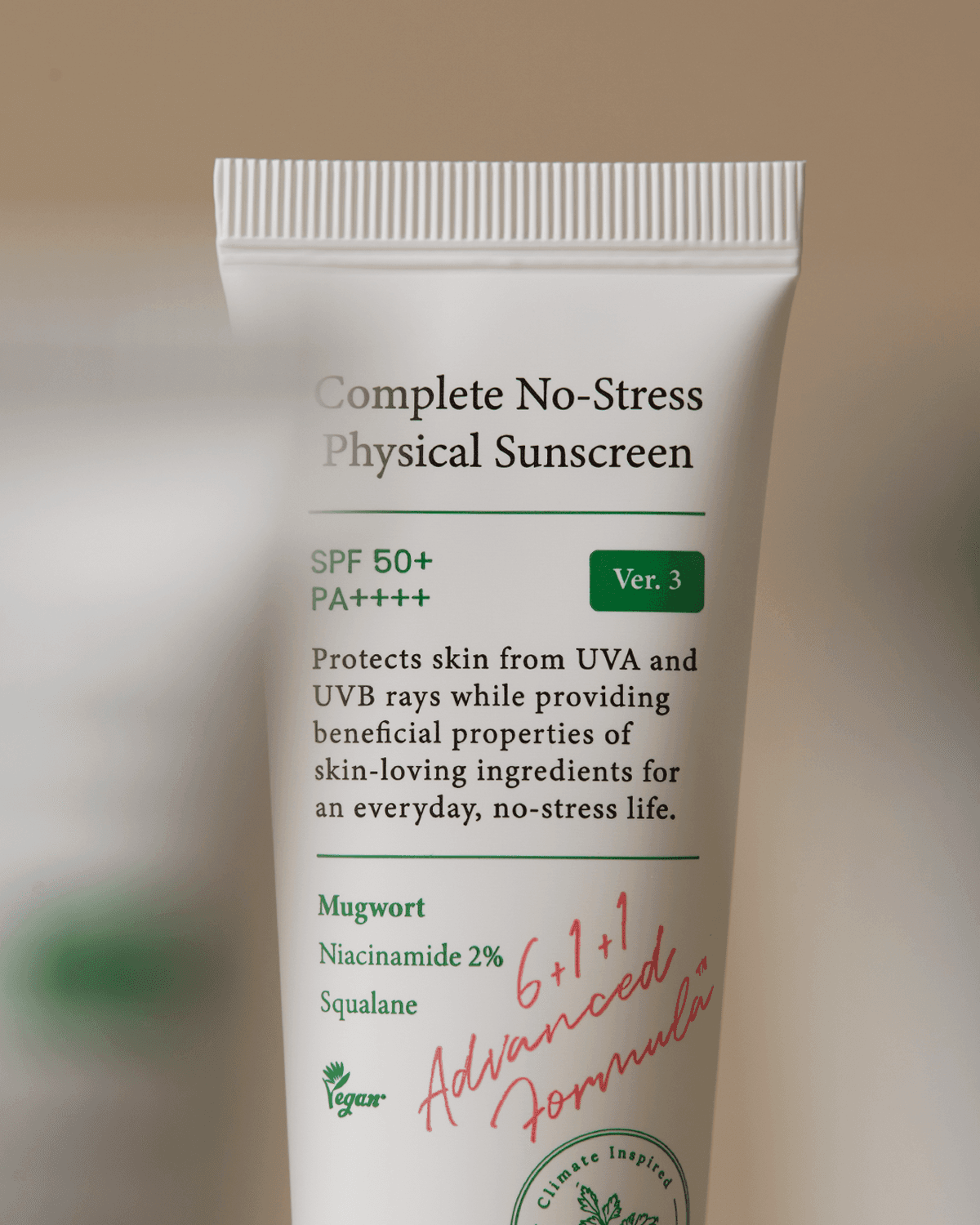 AXIS-Y Complete No-Stress Physical Sunscreen V.3 – Mineral sunscreen SPF 50+ PA++++ 50 ml