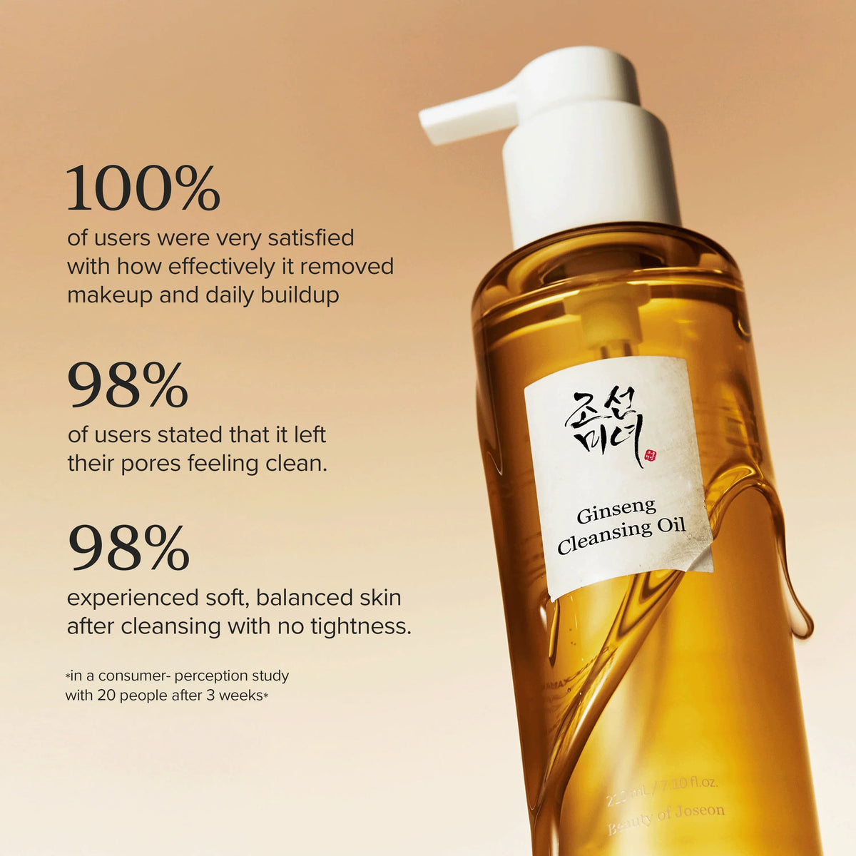 Beauty of Joseon Ginseng Cleansing Oil – Huile démaquillante au ginseng 210 ml