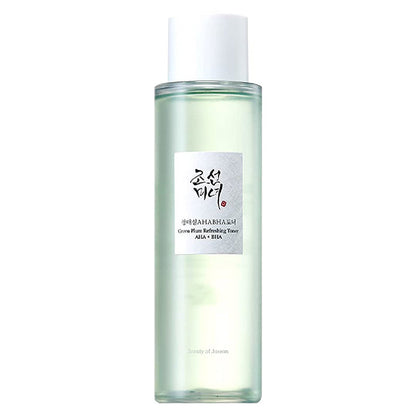 Beauty of Joseon Green plum refreshing toner : AHA + BHA – AHA and BHA exfoliating toner 150 ml