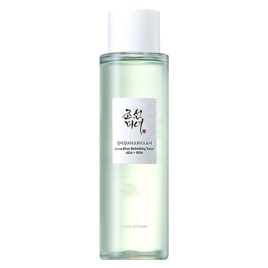 Beauty of Joseon Green plum refreshing toner : AHA + BHA – Lotion exfoliante AHA et BHA 150 ml