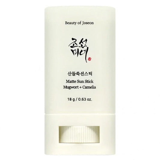 Beauty of Joseon Matte Sun Stick Mugwort + Camelia SPF50+ – Stick solaire mat SPF 50+ 18 g