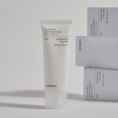 Celimax Oil Control Light Sunscreen – Lightweight SPF50+ PA++++ sunscreen 40 ml