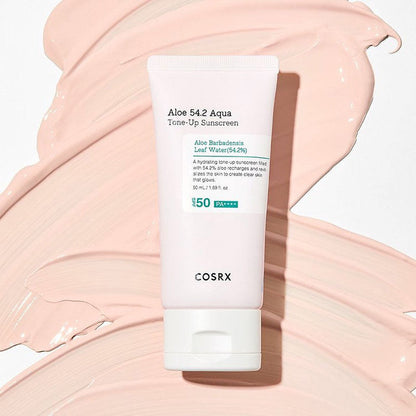 COSRX Aloe 54.2 Aqua Tone-Up Sunscreen – Soin solaire Aloe Tone-Up 50 ml