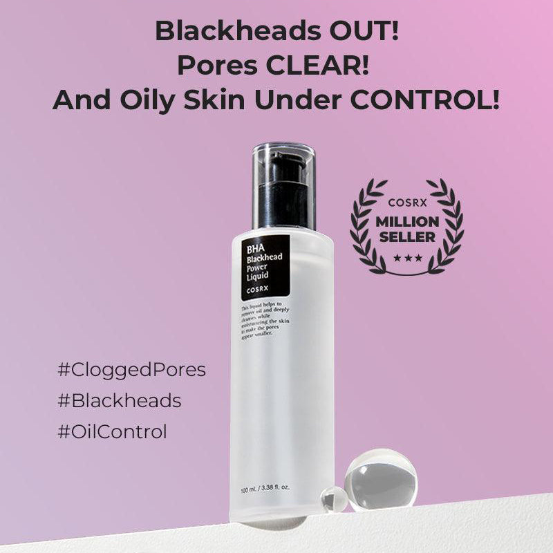 COSRX BHA Blackhead Power Liquid – Lotion exfoliante BHA 100 ml