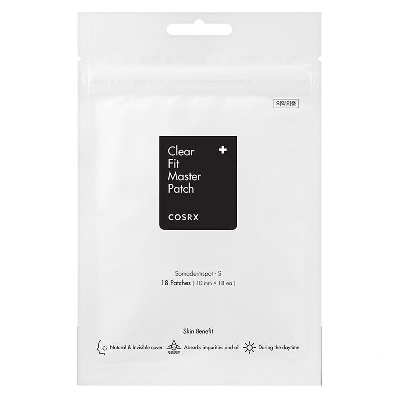 COSRX Clear Fit Master Patch – Patches boutons Clear Fit 18 patches (10 mm diameter)