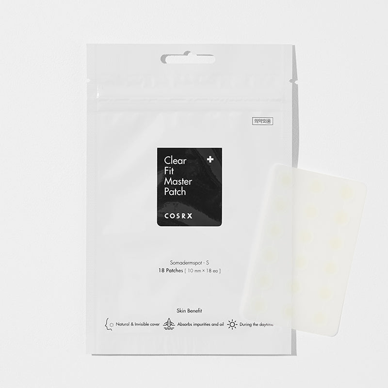 COSRX Clear Fit Master Patch – Patches boutons Clear Fit 18 patches (10 mm diameter)