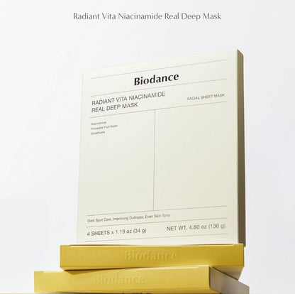 BIODANCE Masque Profond Réel à la Niacinamide Radiant Vita