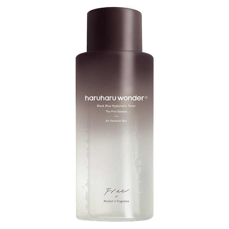 Haruharu Wonder Black Rice Hyaluronic Toner For Sensitive skin (unscented)  – Lotion Black Rice sans alcool ni parfum 300ml